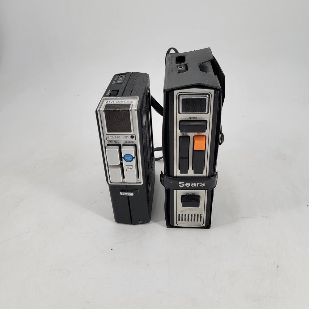 Vintage Voice Recorders | Pair | GE and Sears (display only)